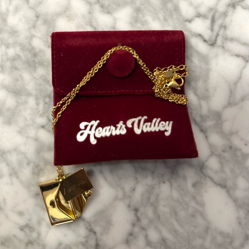 Hearts Valley Love Letter Necklace